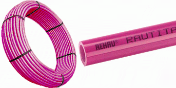 REHAU RAUTITAN pink+ труба отопительная 20х2,8 мм (Бухта: 120 м) арт. 13360521120