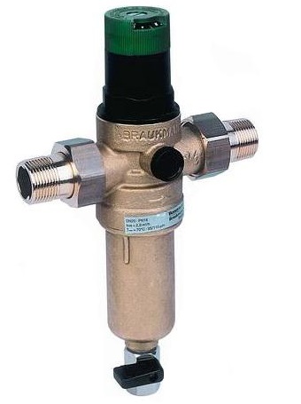 Фильтр со встроенным редуктором  для горячей воды 3/4" AAM Honeywell (Германия) (FK06-3/4AAM)