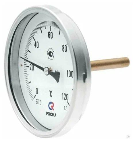 Термометр биметаллический, тип БТ (корпус-сталь), Росма бт-51.211