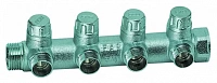 FK 3873 134 EU Запорный коллектор FAR Multifar 1" НР-ВР, 4 отвода 3/4" евроконус